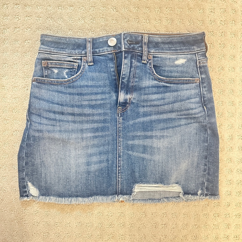 Denim Mini Skirt